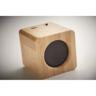 Altavoz inalámbrico de bambú personalizado